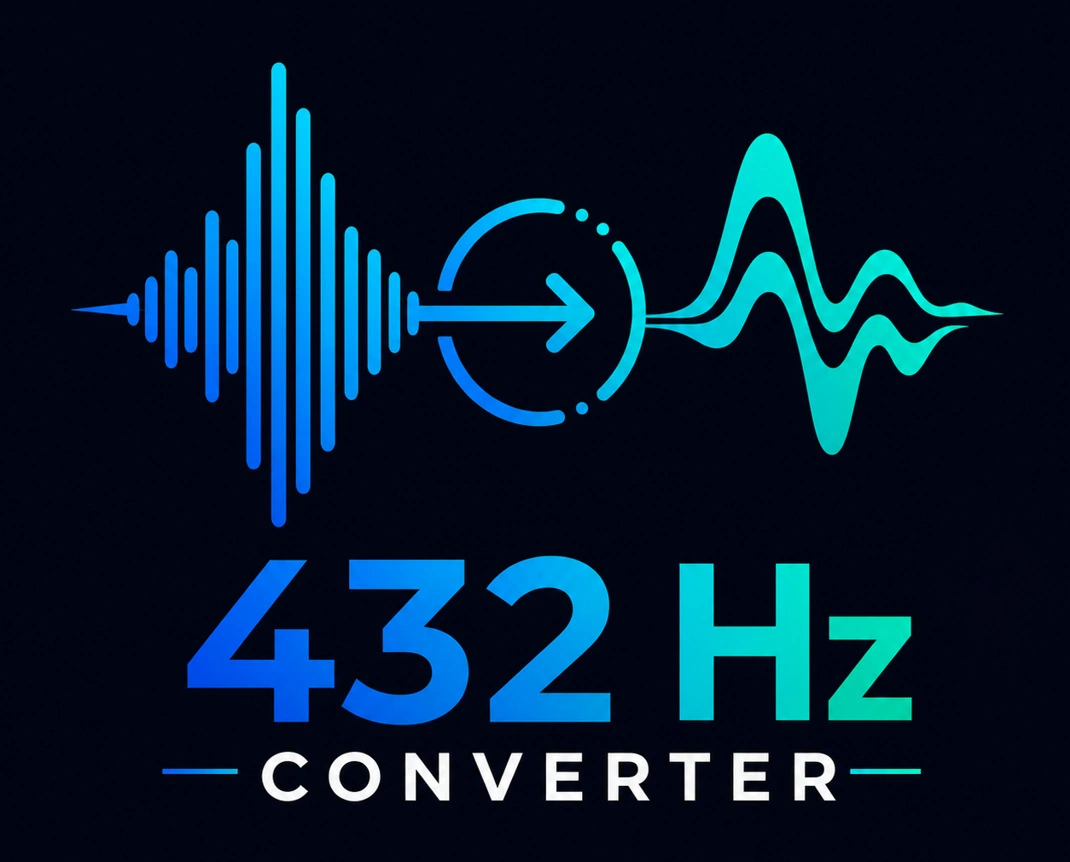 432Hz converter for retuning audio from 440Hz to 432Hz