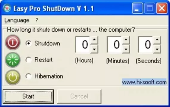 Auto shutdown PC - Easy Pro ShutDown