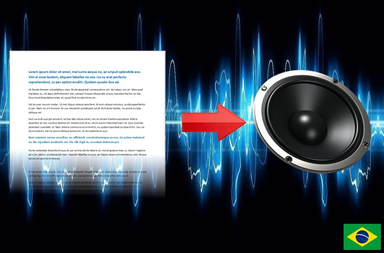 Leitor de texto para fala