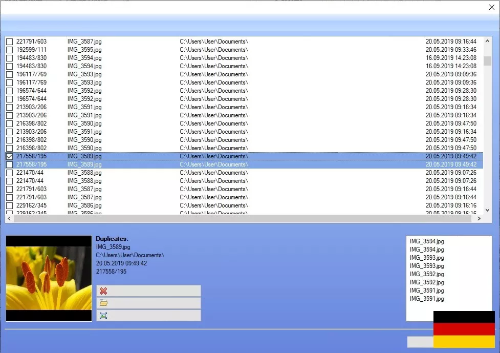 Doppelte Fotos finden