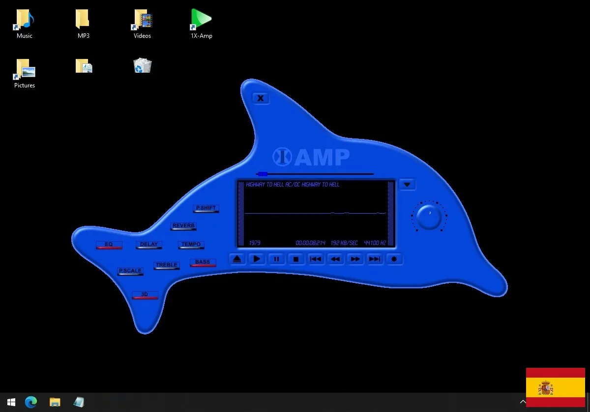 Delfín programa reproductor MP3