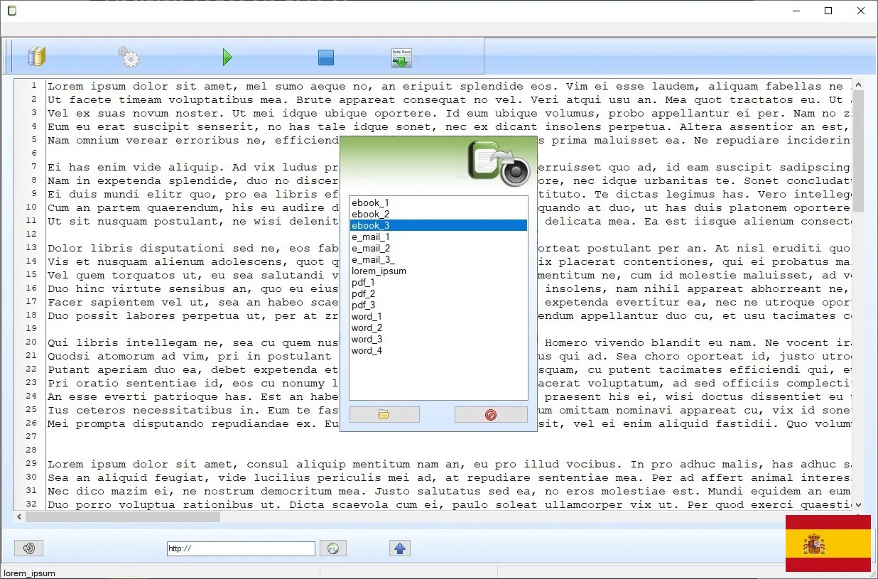 Programa text to speech