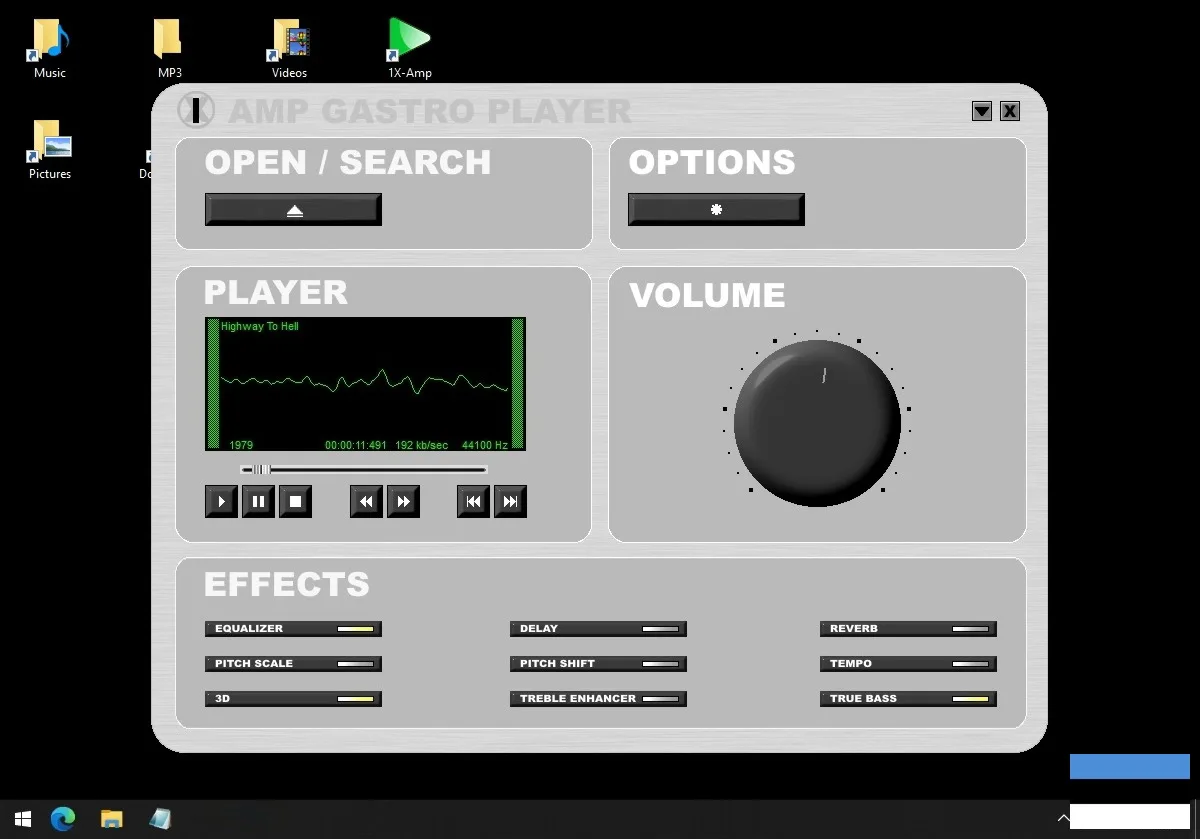 Gastronoomia MP3 mängija tarkvara
