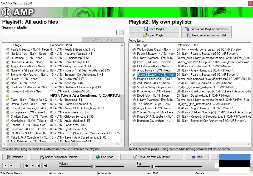 Muusikamängija allalaadimine