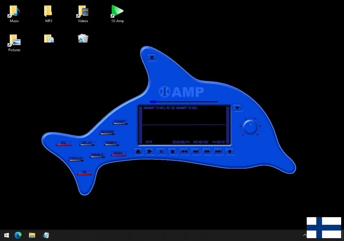 Dolphin MP3 soitin ohjelma
