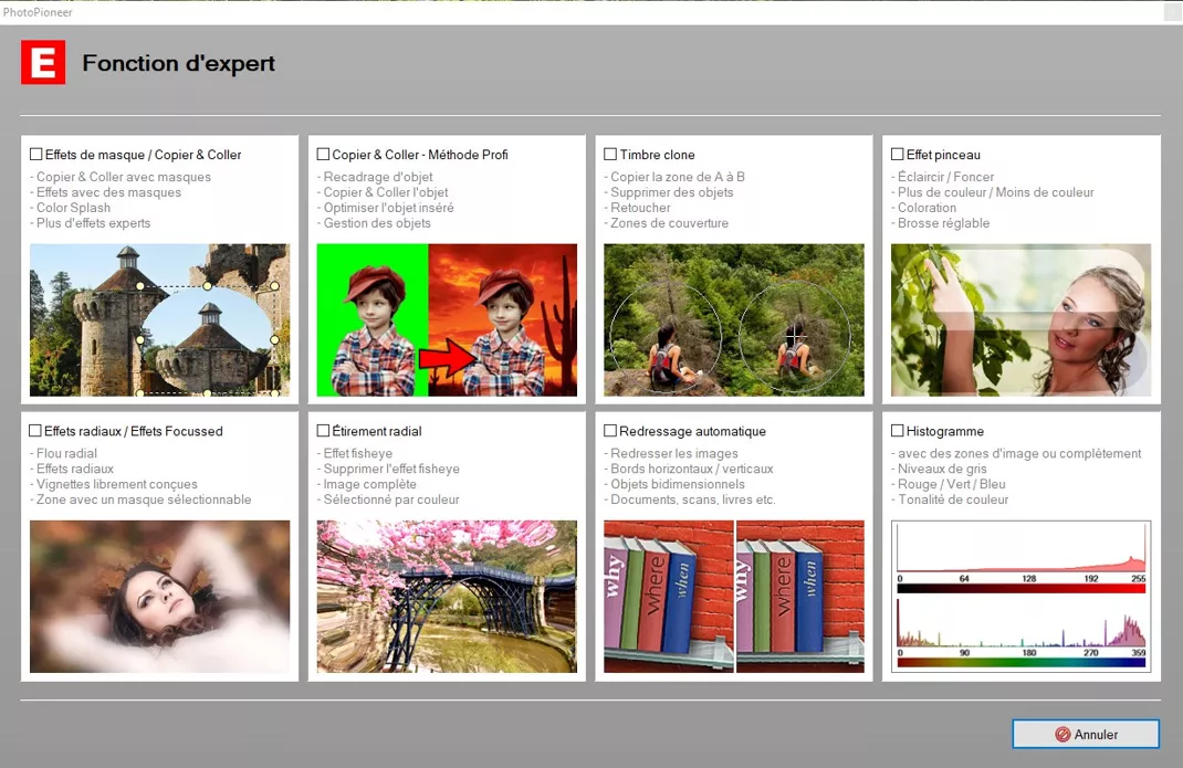 Programme de retouche photo