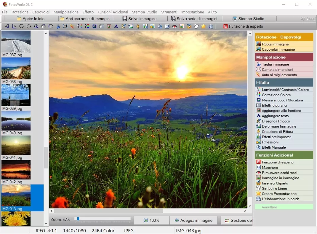 Programma per modificare foto per principianti - Fotoworks XL 2