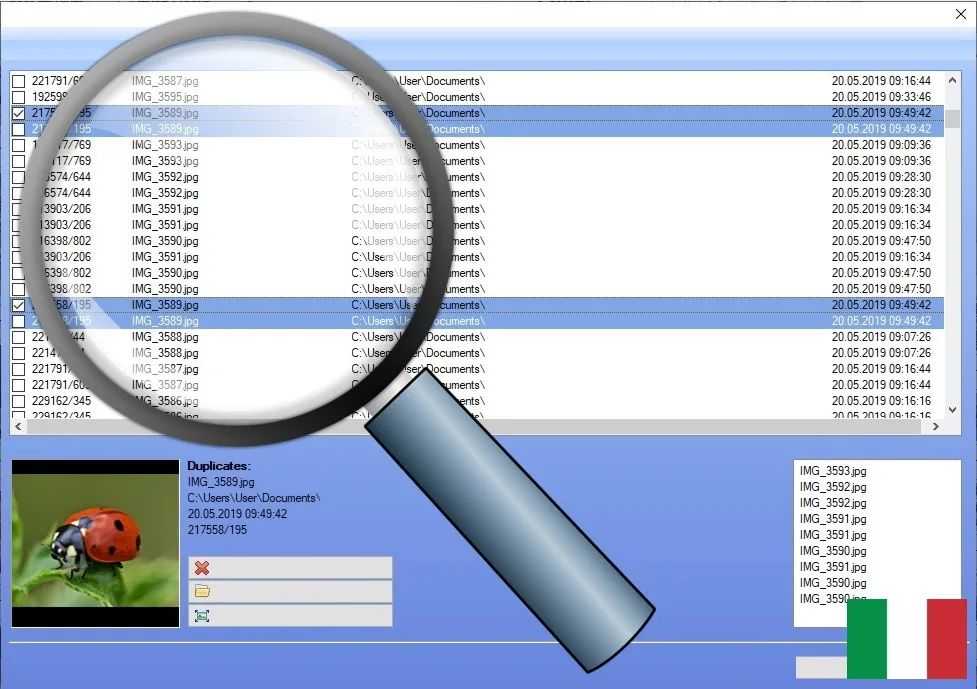 Cercatore di foto duplicate
