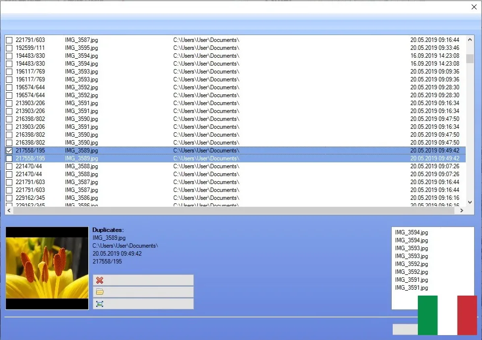 Trovare le foto duplicate