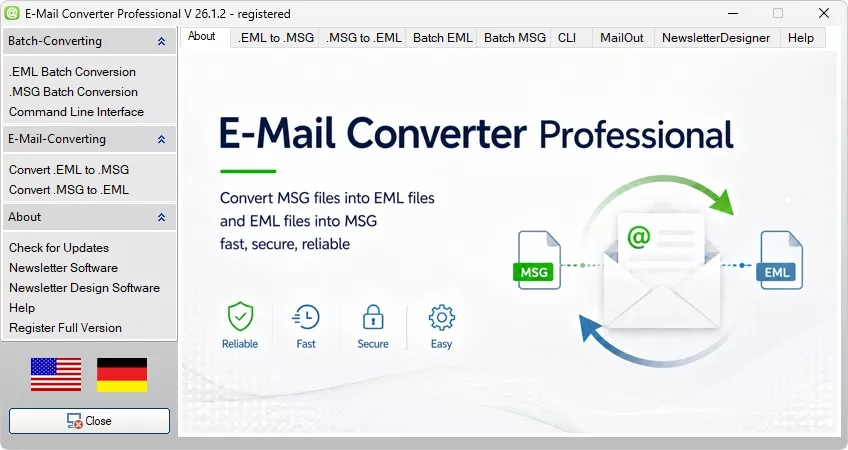 MSG to EML converter Professional