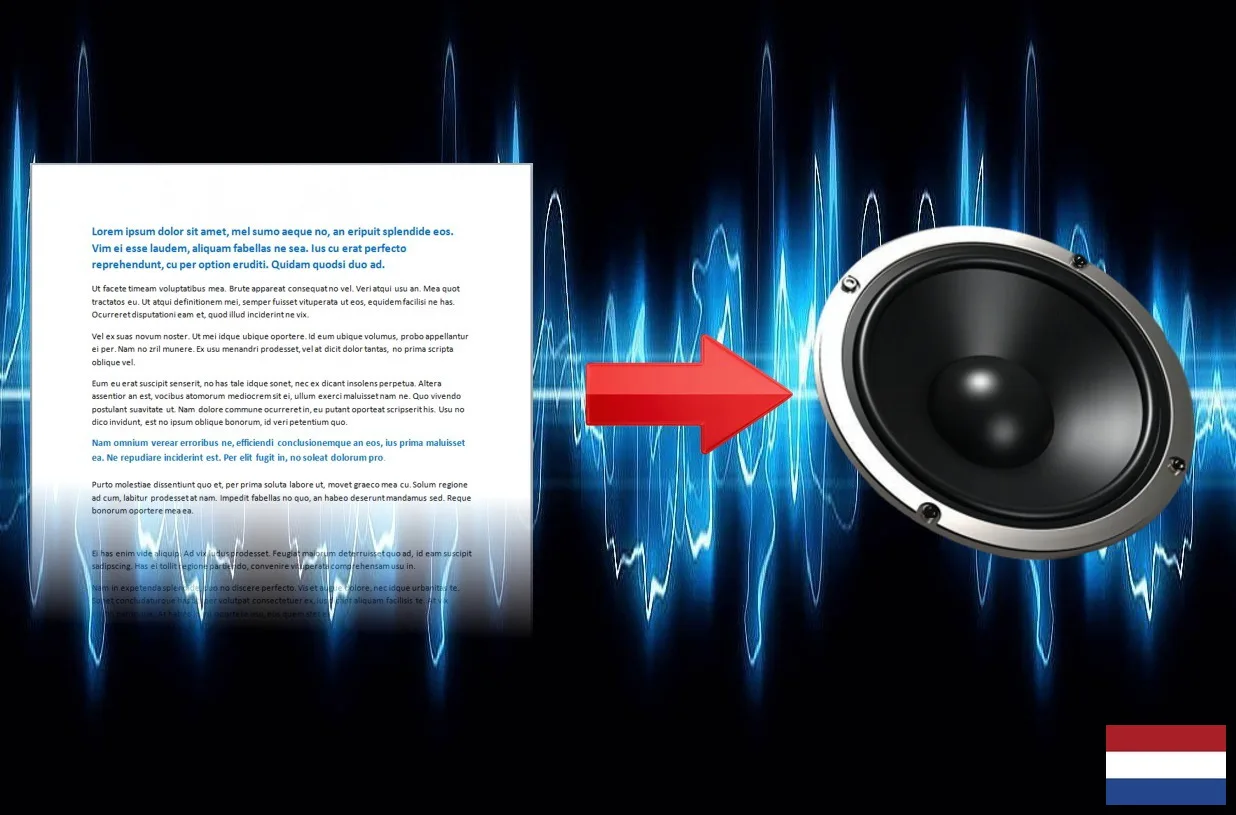 Tekst naar spraak lezer