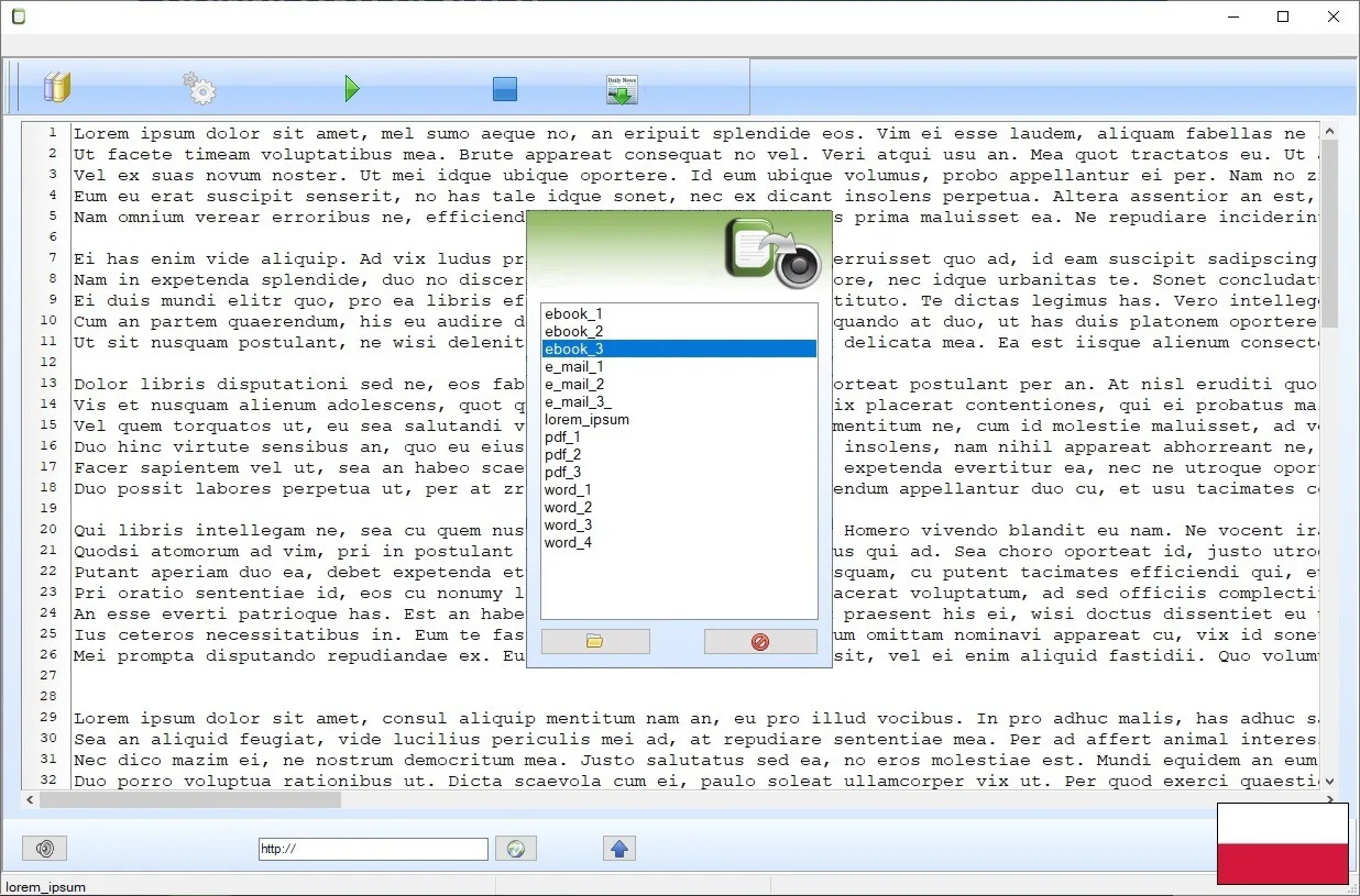 Oprogramowanie do syntezy mowy