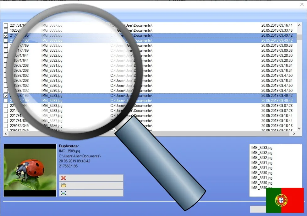 Localizador de fotos duplicadas