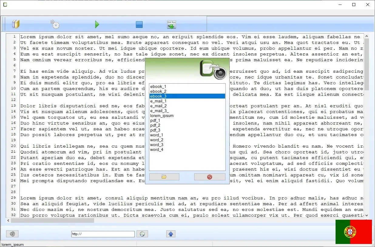 Software de conversão de texto em fala