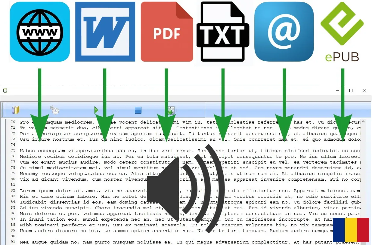 Conversia textului în vorbire