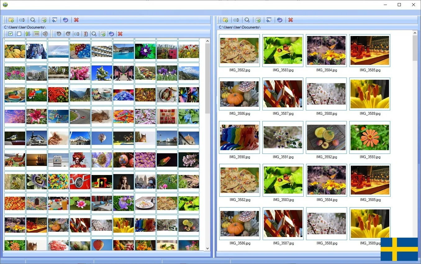 Radera duplicerade foton